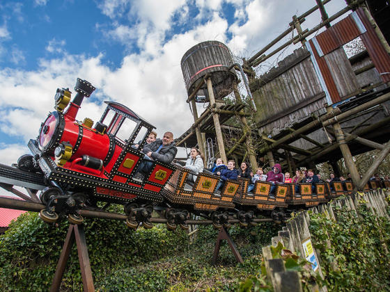 Runaway train at Alton Towers