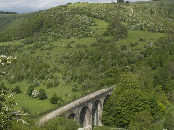 View of the Monsal Bridge Viaduct