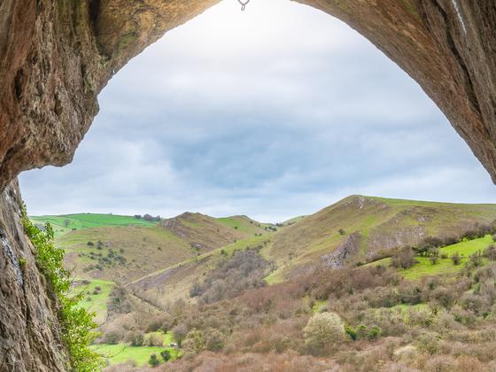 View over the valley from Thors cave